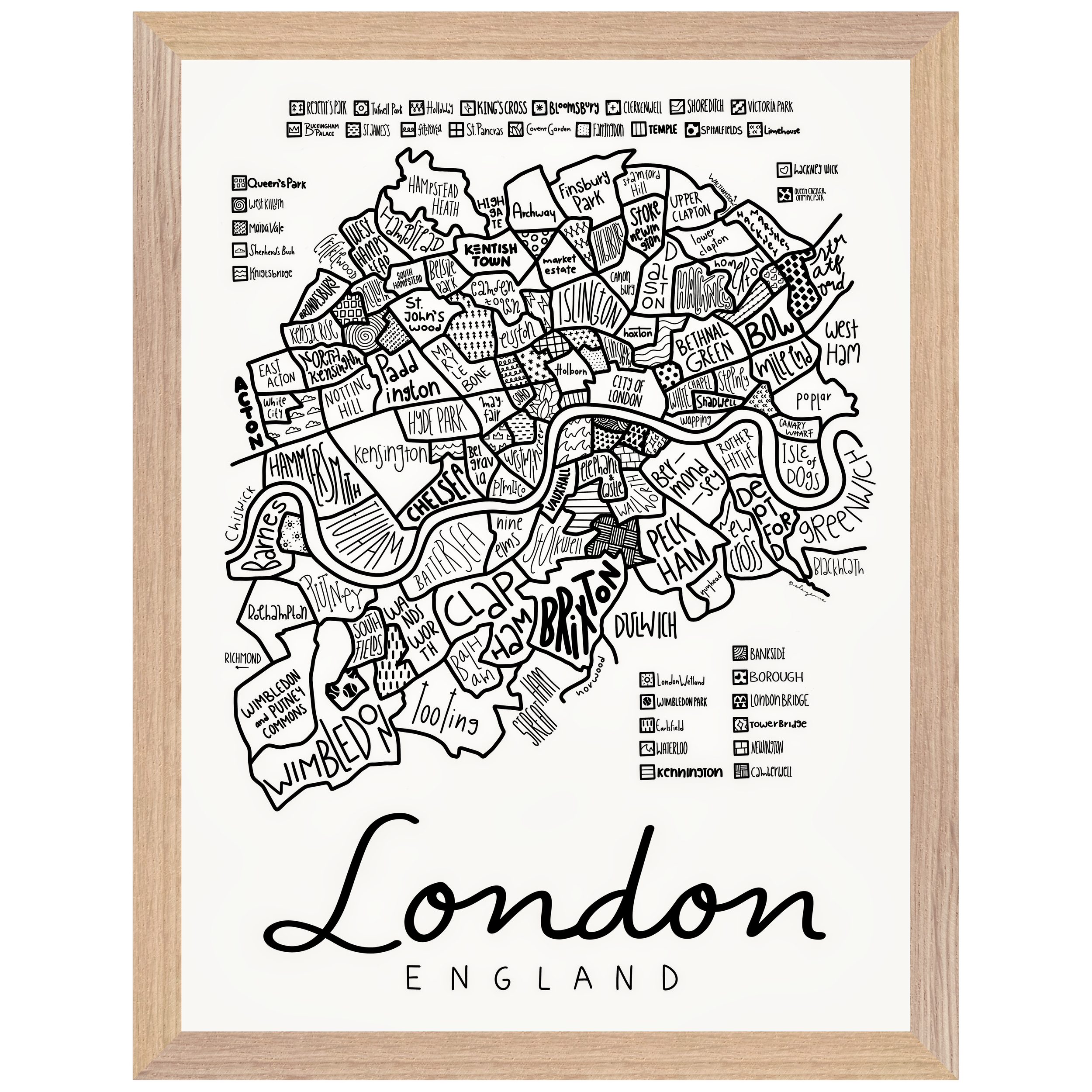 London Illustrated Map