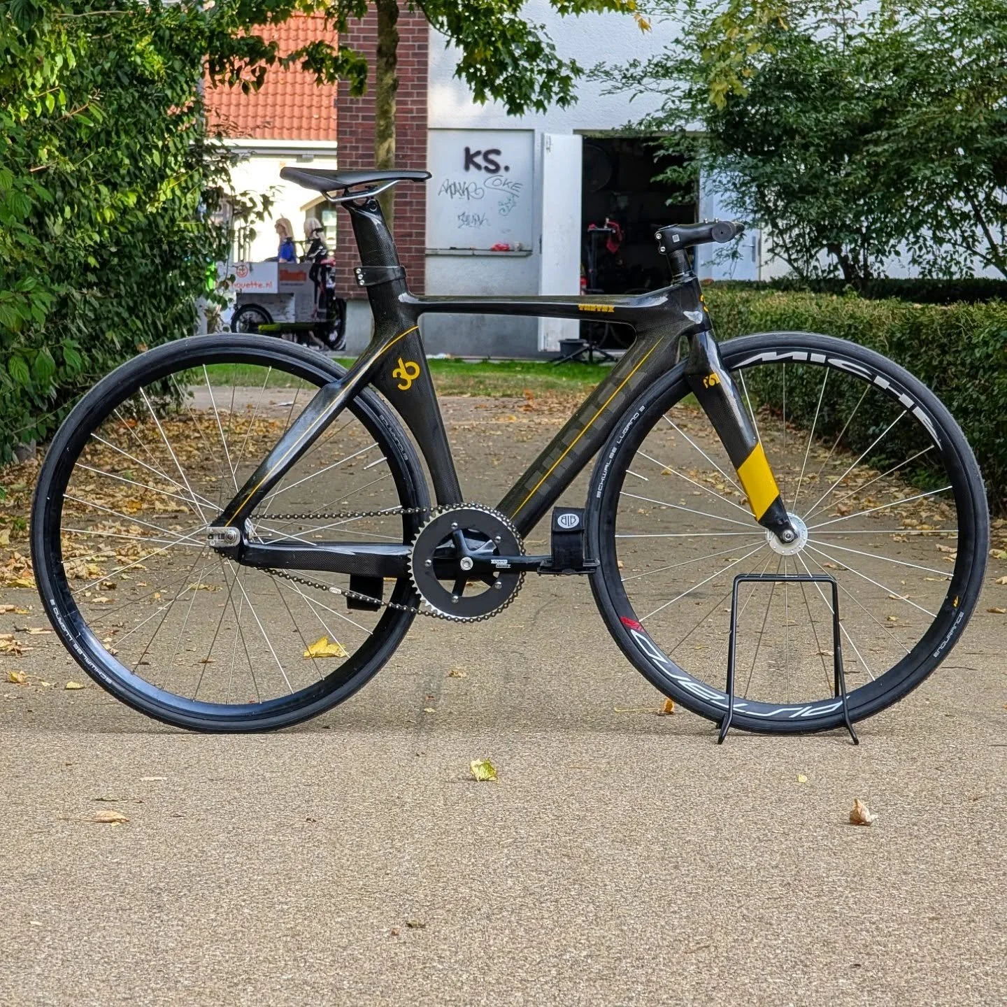 36cycling carbon track frame Fixed gear bike