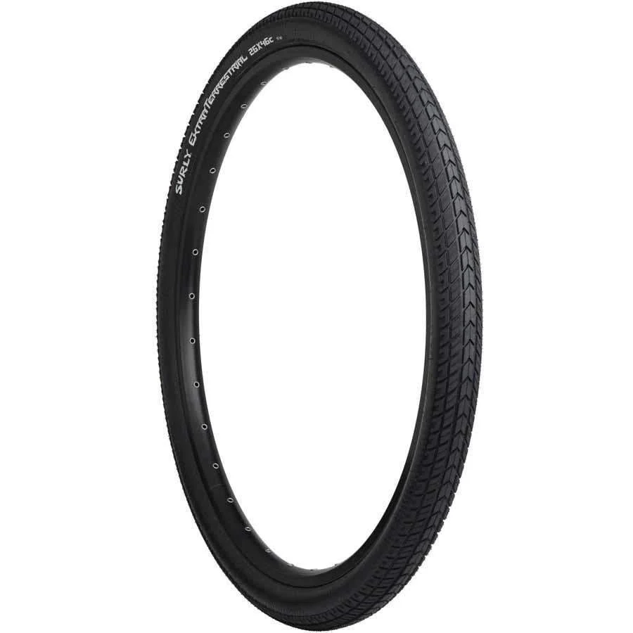 Surly ExtraTerrestrial Folding Tire, 26x46C, 46-559, 60TPI, Tubeless ready