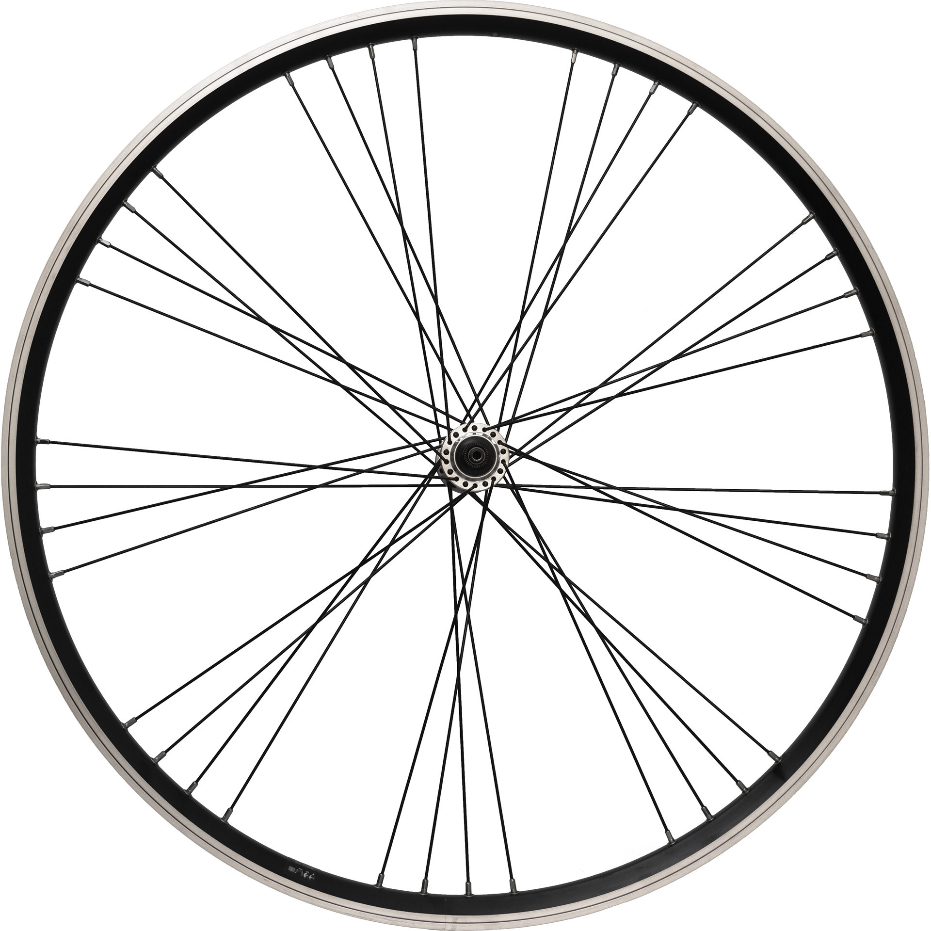 Velox front wheel 28" M240 9x4 stainless steel - spoke black