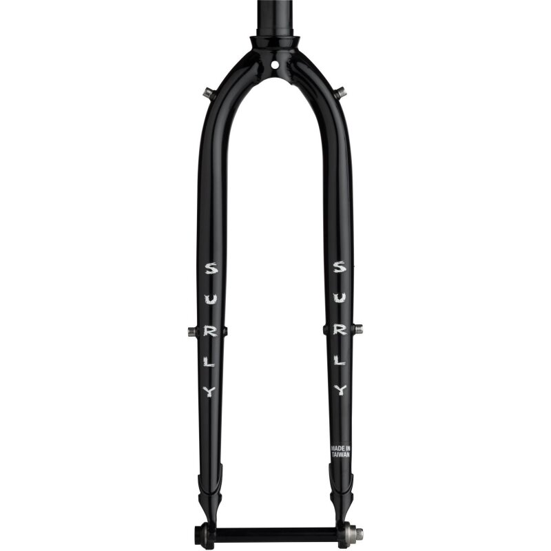 Surly Midnight Special Steel Fork, 650B/700C, 28.6-30, 400mm, 50mm, 100x12mm TA, FM Disc, black