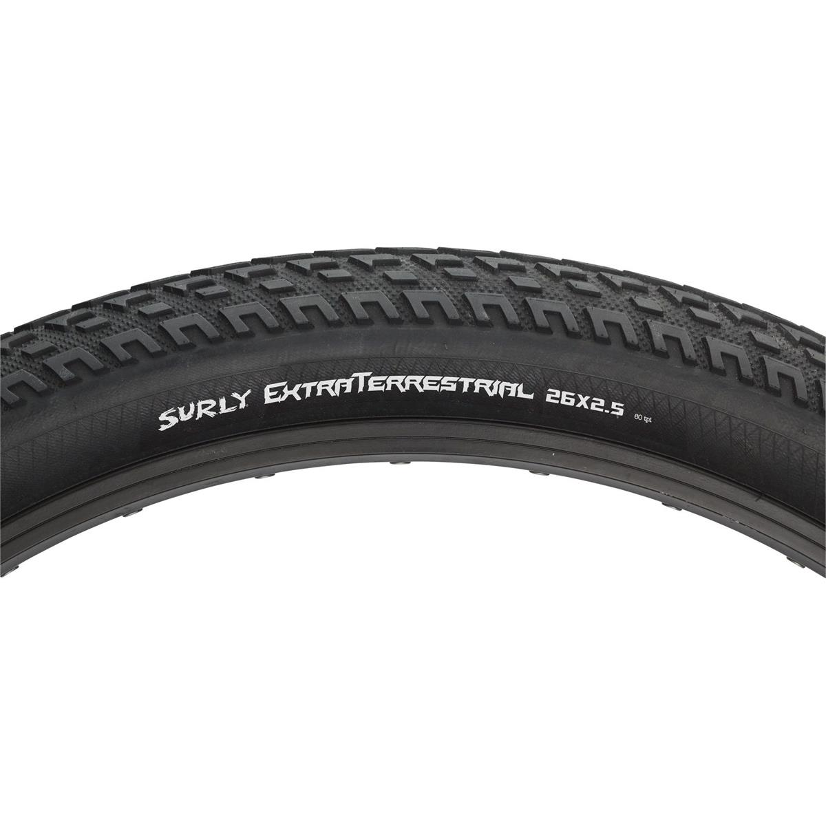 Surly ExtraTerrestrial Folding Tire, 26x2.50", 64-559, 60TPI, Tubeless ready