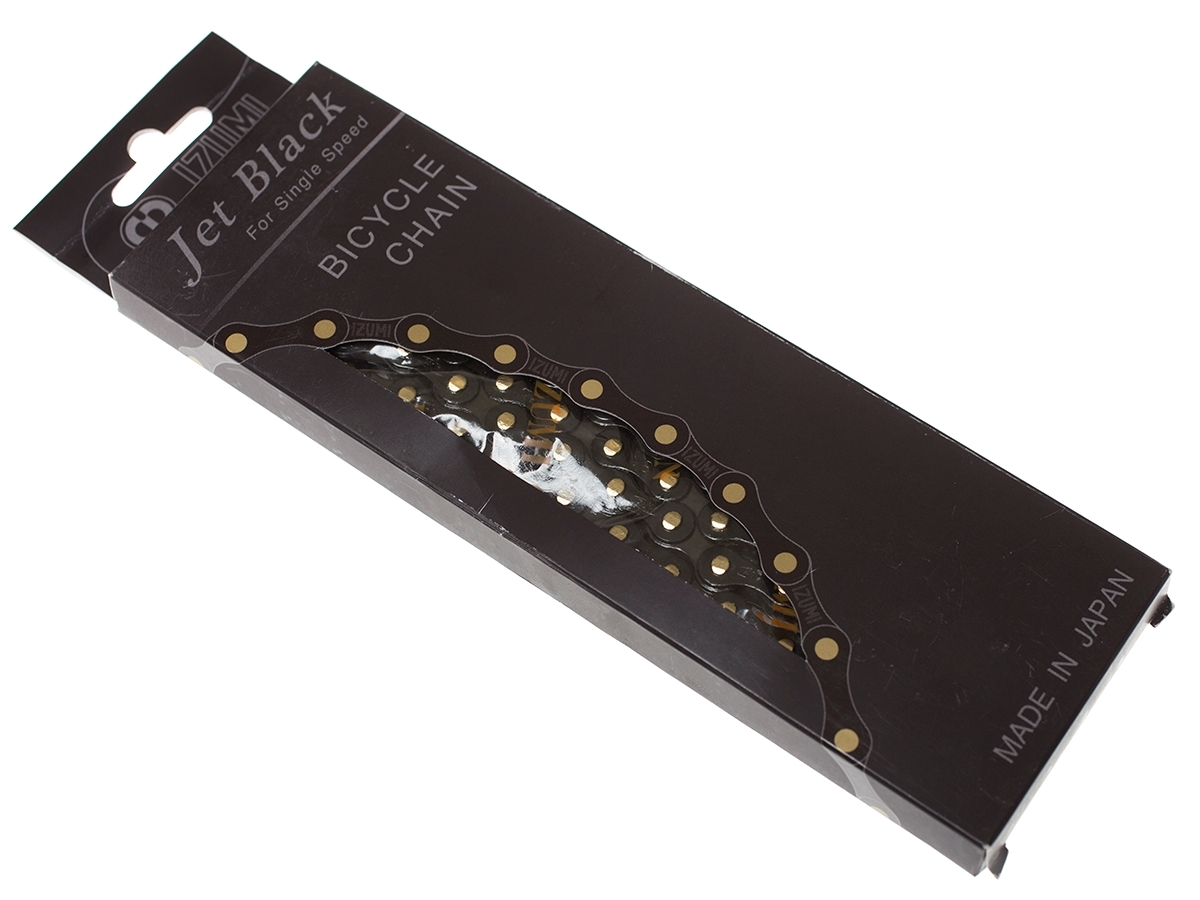 Izumi Jet Black Track Chain - Black