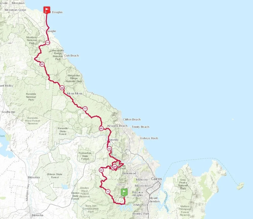 Maps — Cairns to Port Douglas Trail Ultra Maps — Cairns to Port Douglas Trail Ultra