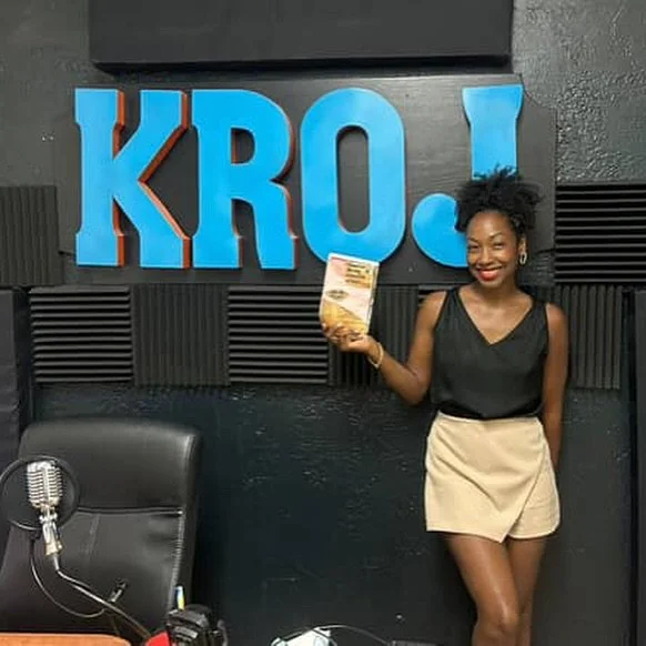 Reading In Bed Interview Snippets From The San Fernando Valley!
✨
Show: @ollinkroj 
Host: @europawynd @losangelespoetsociety 
✨
#WheresMsB #Writer #Librarian #VoiceActor #Scorpio #Over40Fashion #LocalRadio #Zine
