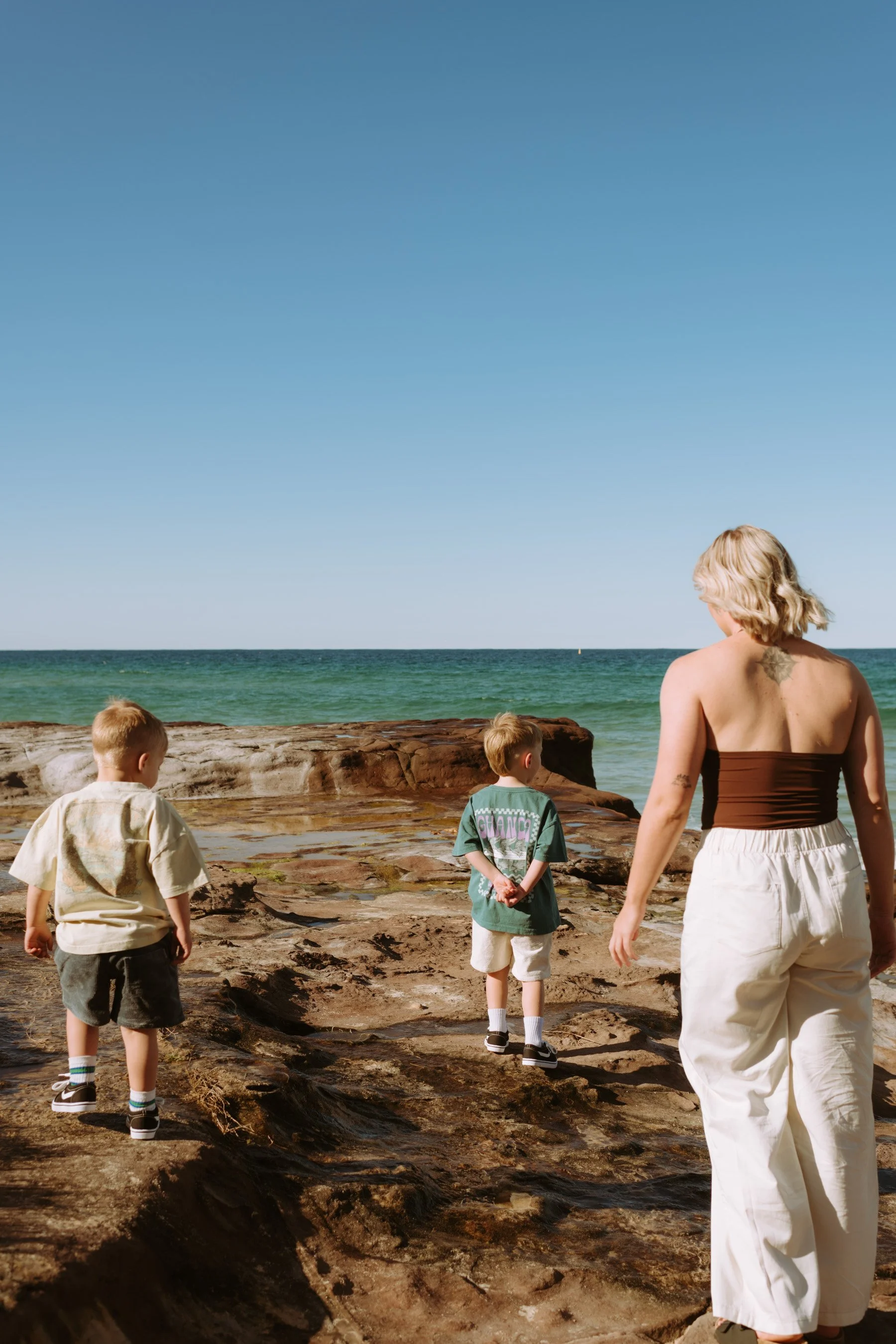 Temeka, Ace, Banks l | Shellharbour motherhood session