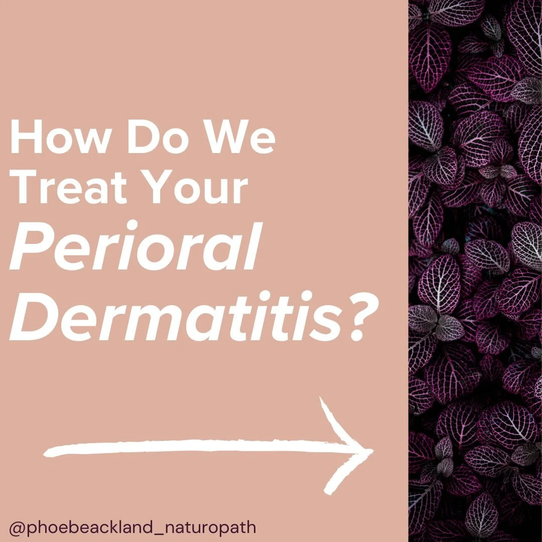 Working with a naturopath, this is how we&rsquo;d approach your skin 🌿🌿