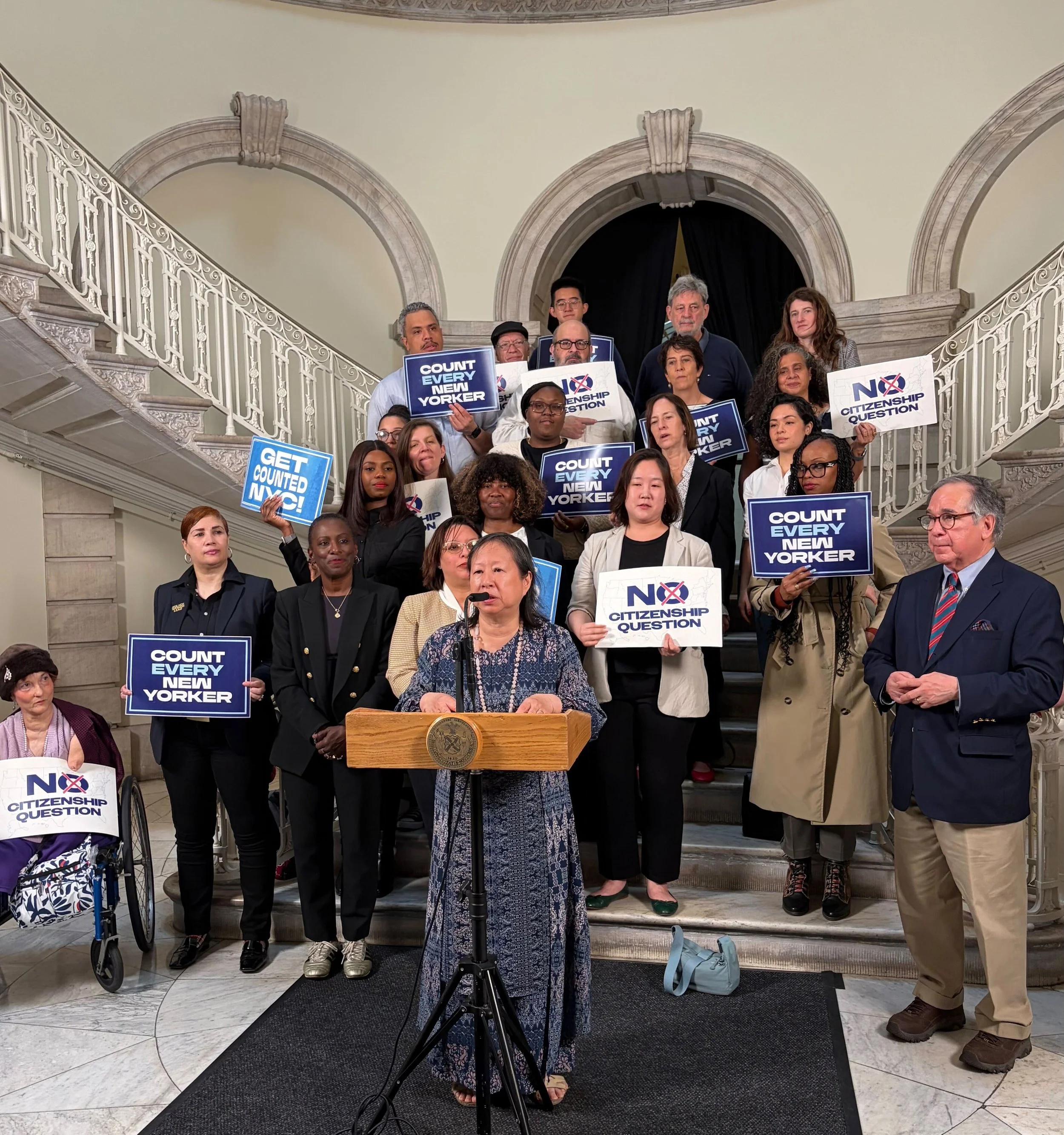 April 2026 Census Press Conference with Council Speaker Julie Menin