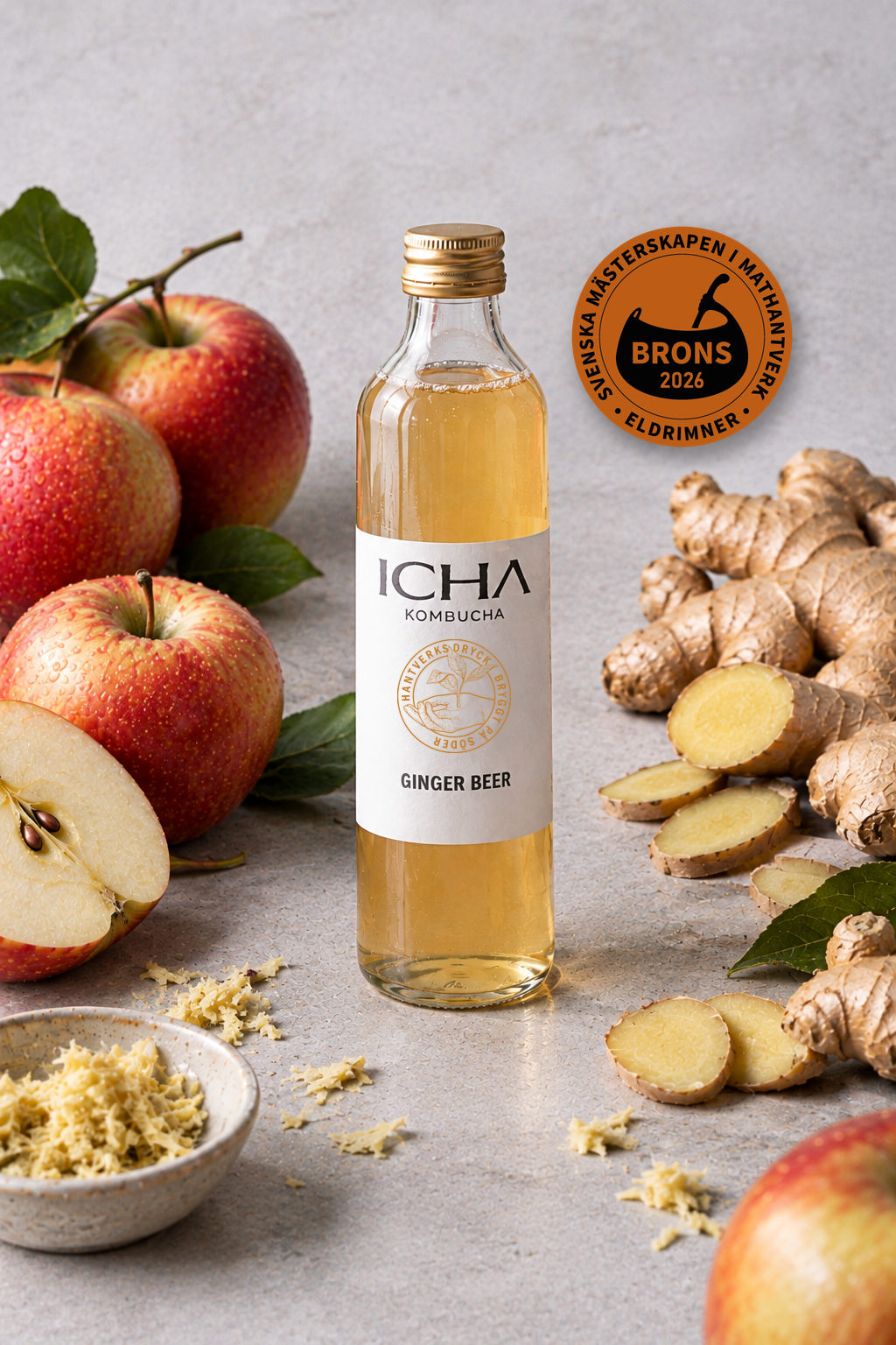 Ginger Beer Kombucha (EKO)