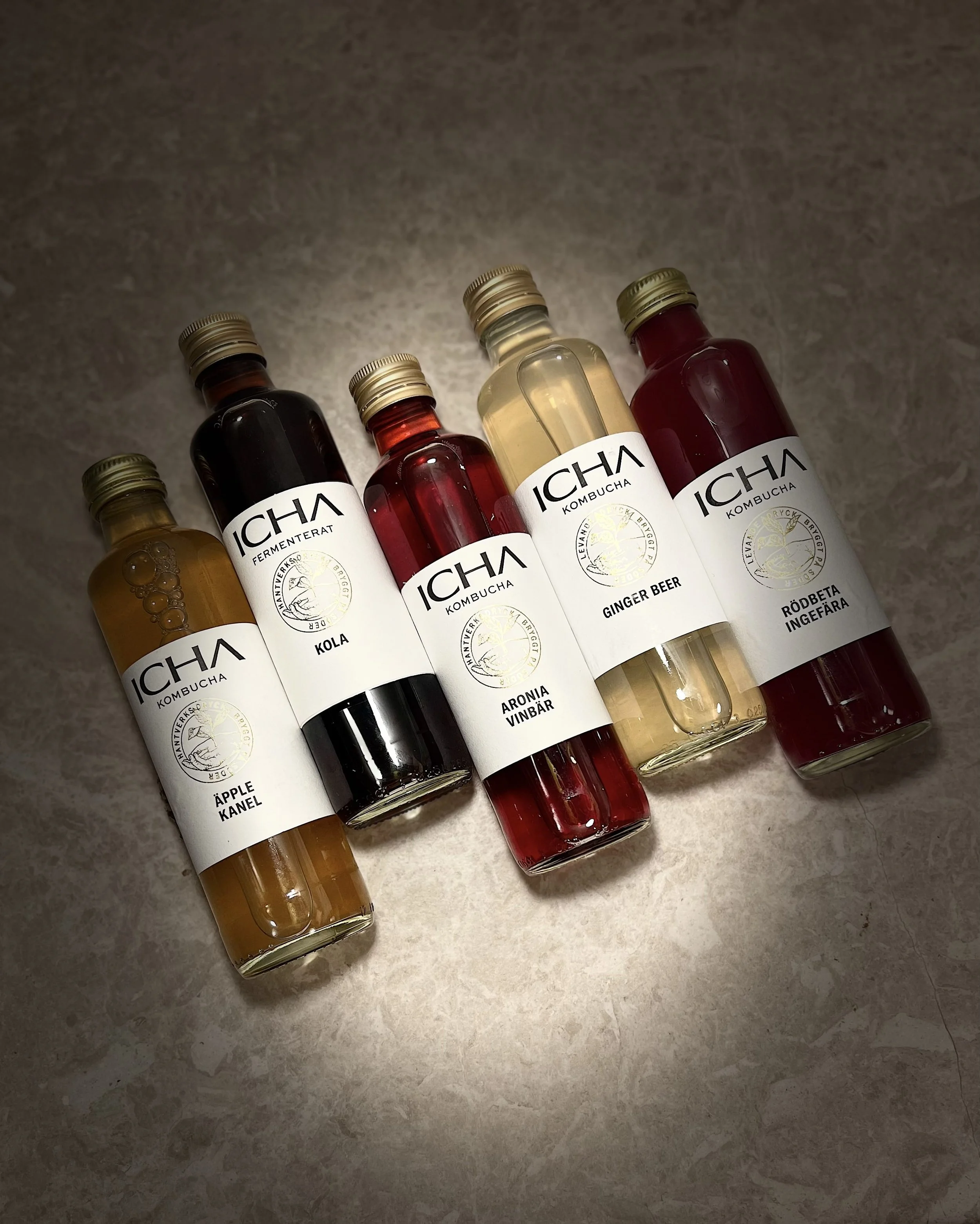 ICHA kombucha mix á 24-pack hellåda (EKO)