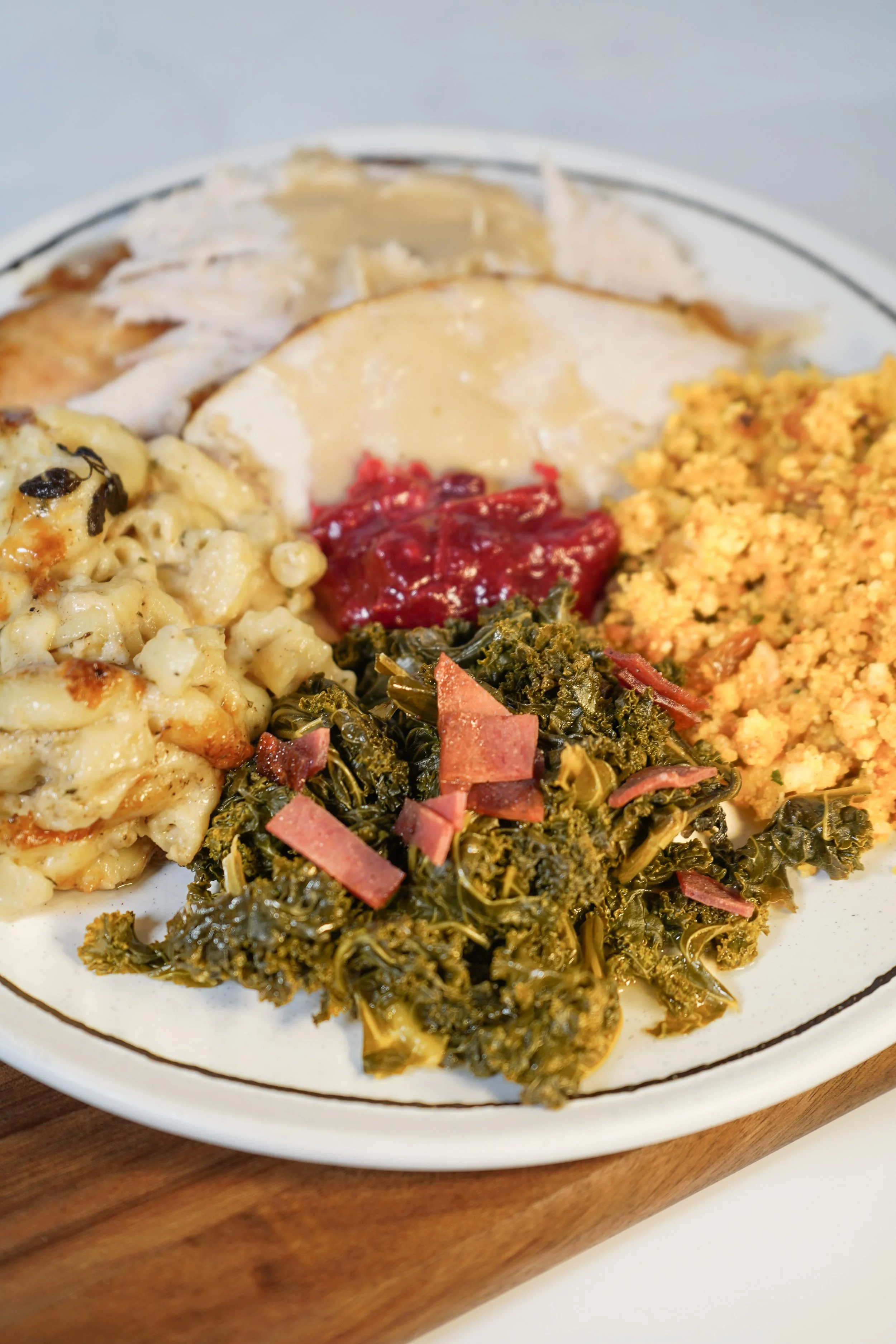 Thanksgiving Dinner Plate
