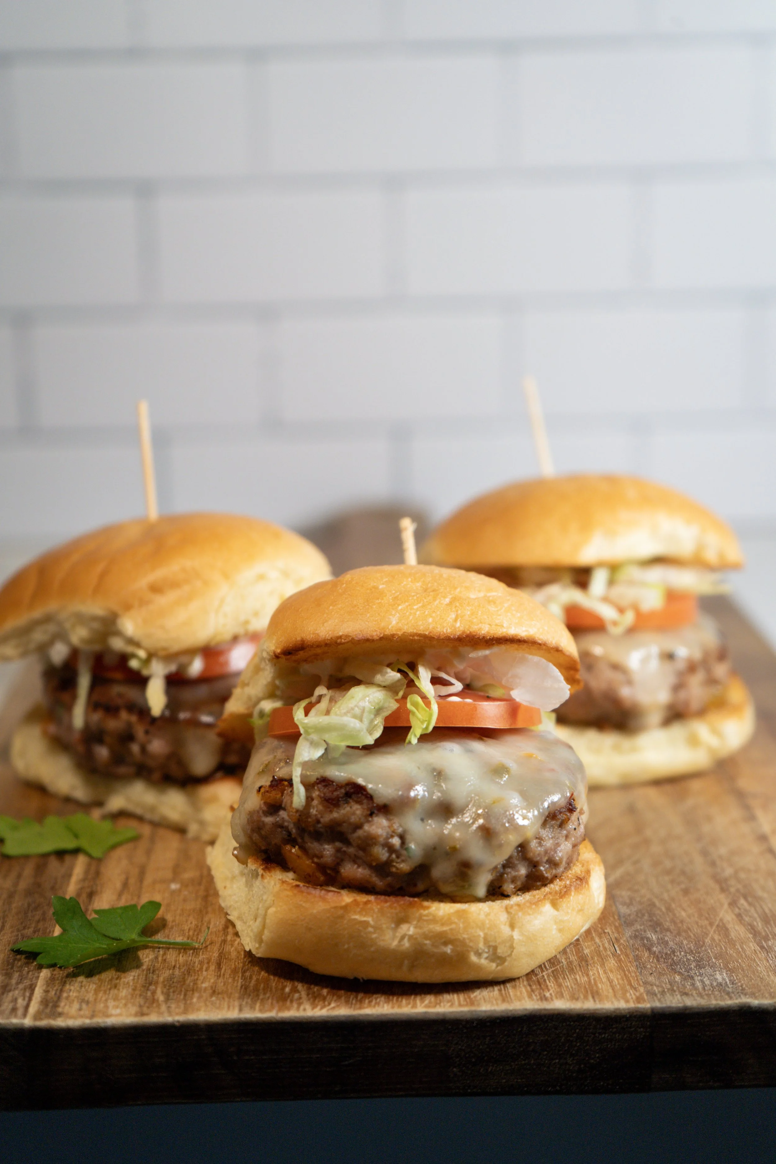 The Chef and the Baker Turkey Burger Sliders