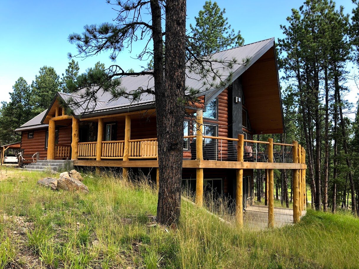 View of the Upper Deck and Lower Patio