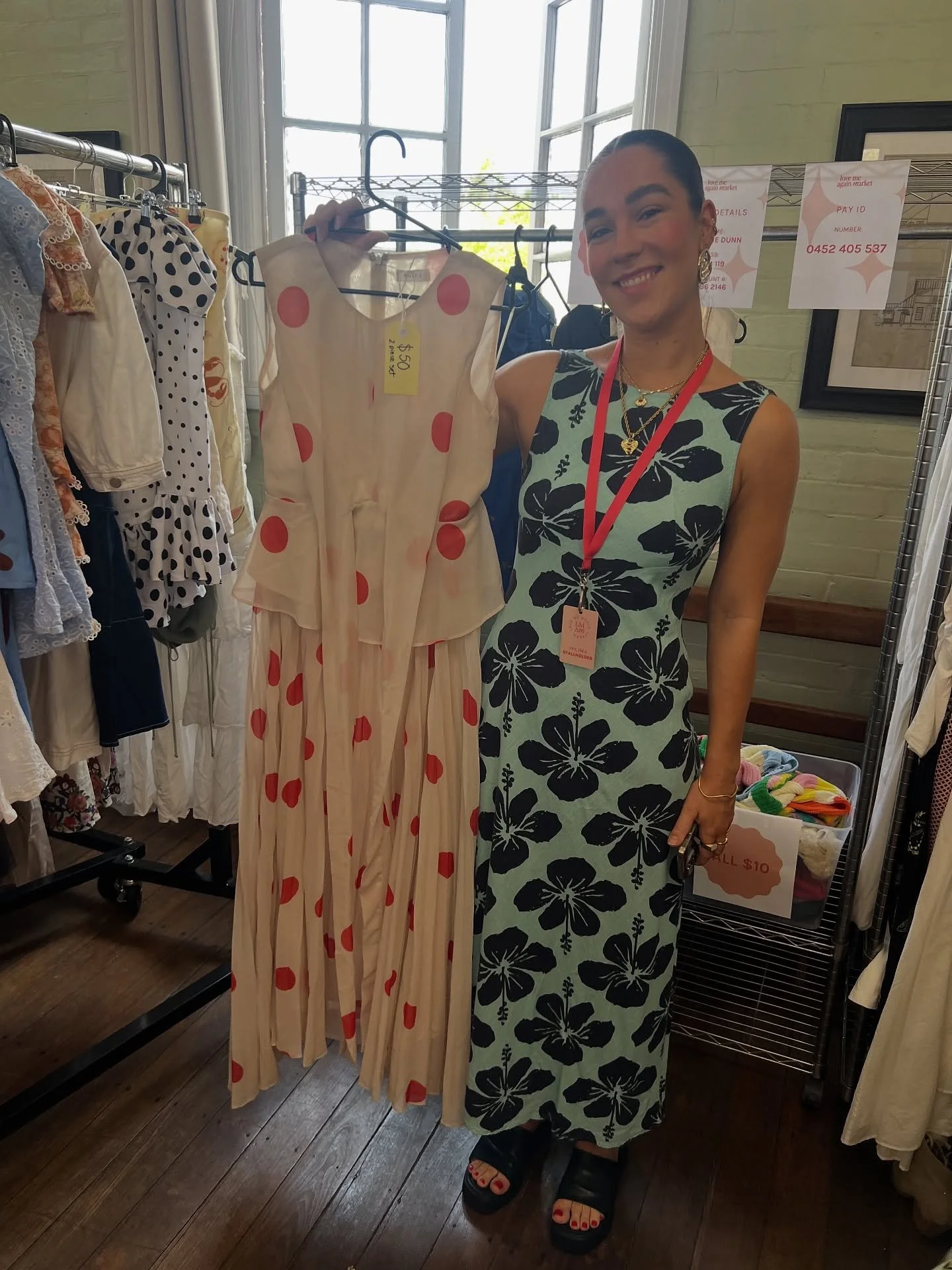 Good morning angels! We are OPEN at Morningside and Milton today 8am - 12pm! ✨ PLUS catch us on the Gold Coast - check out @lovemeagainmarket_gc for all GC content. 
Find something sustainable and stylish! 🛍️ x