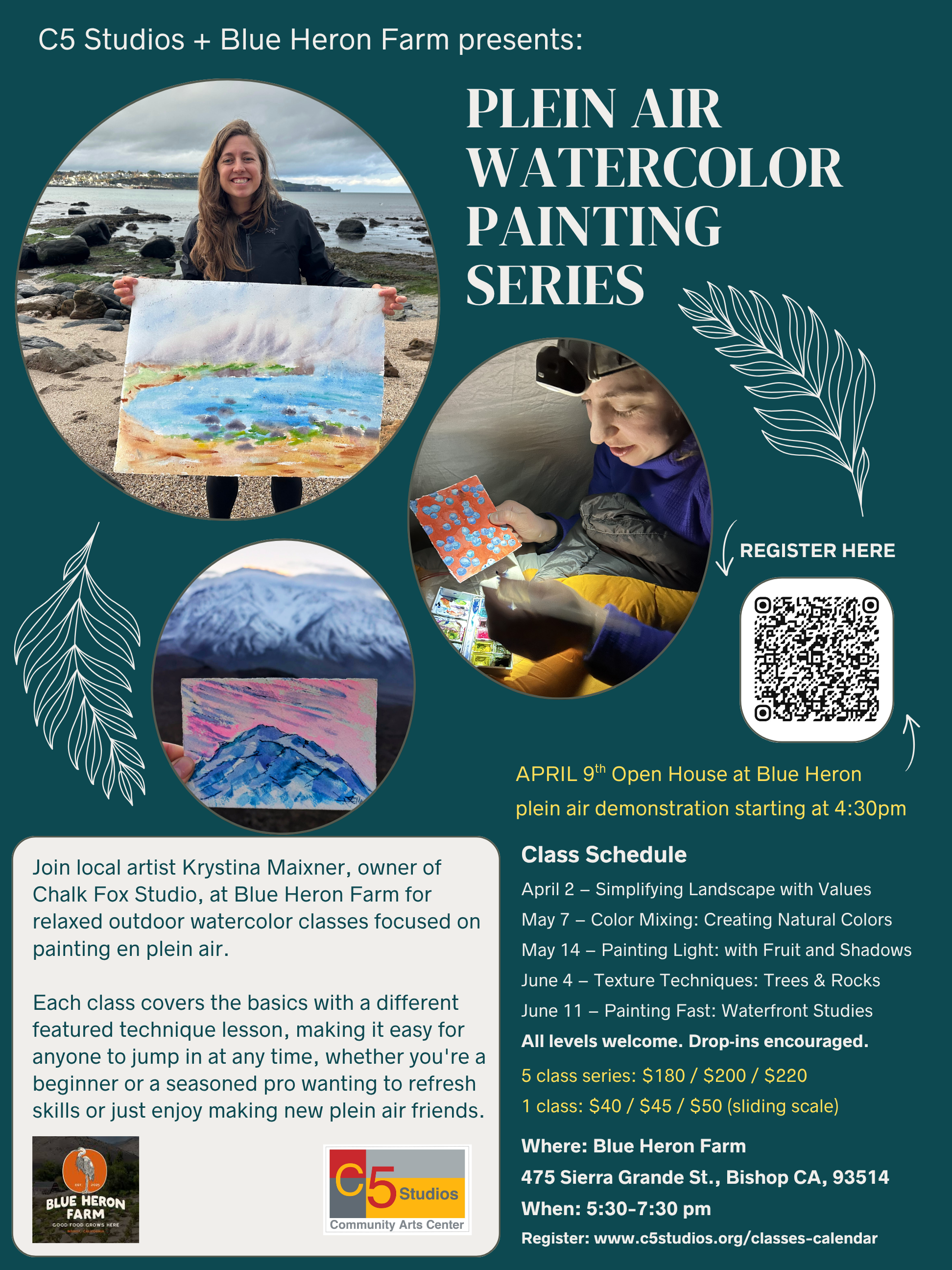 Plein Air Watercolor Painting Series
