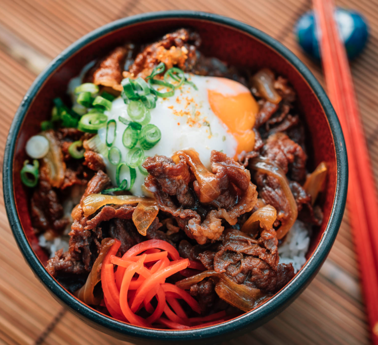Japanese Beef Rice Bowl Recipe — The Blue Heron Project