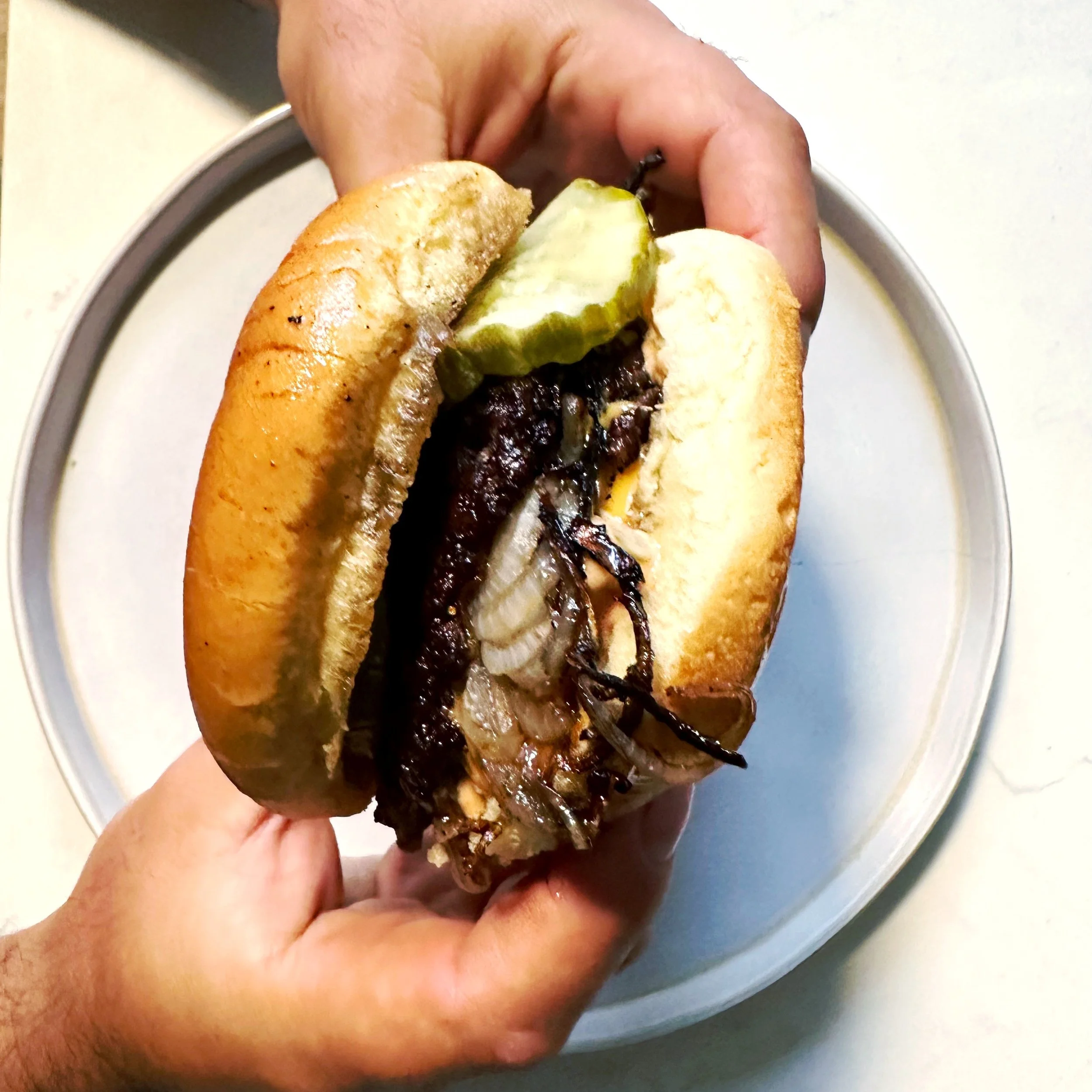 Oklahoma Onion Burger Recipe — The Blue Heron Project