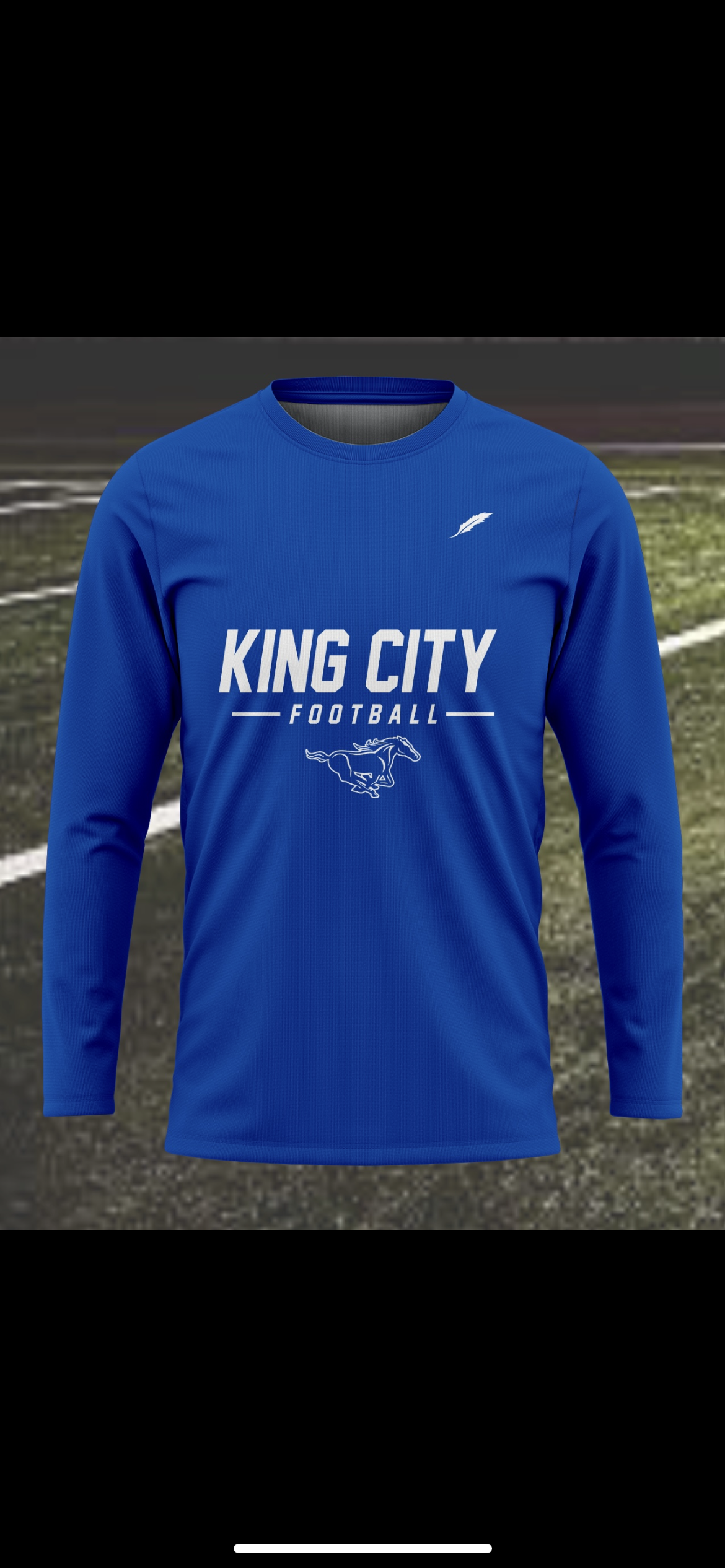 Mustang Long Sleeve Cotton Tee