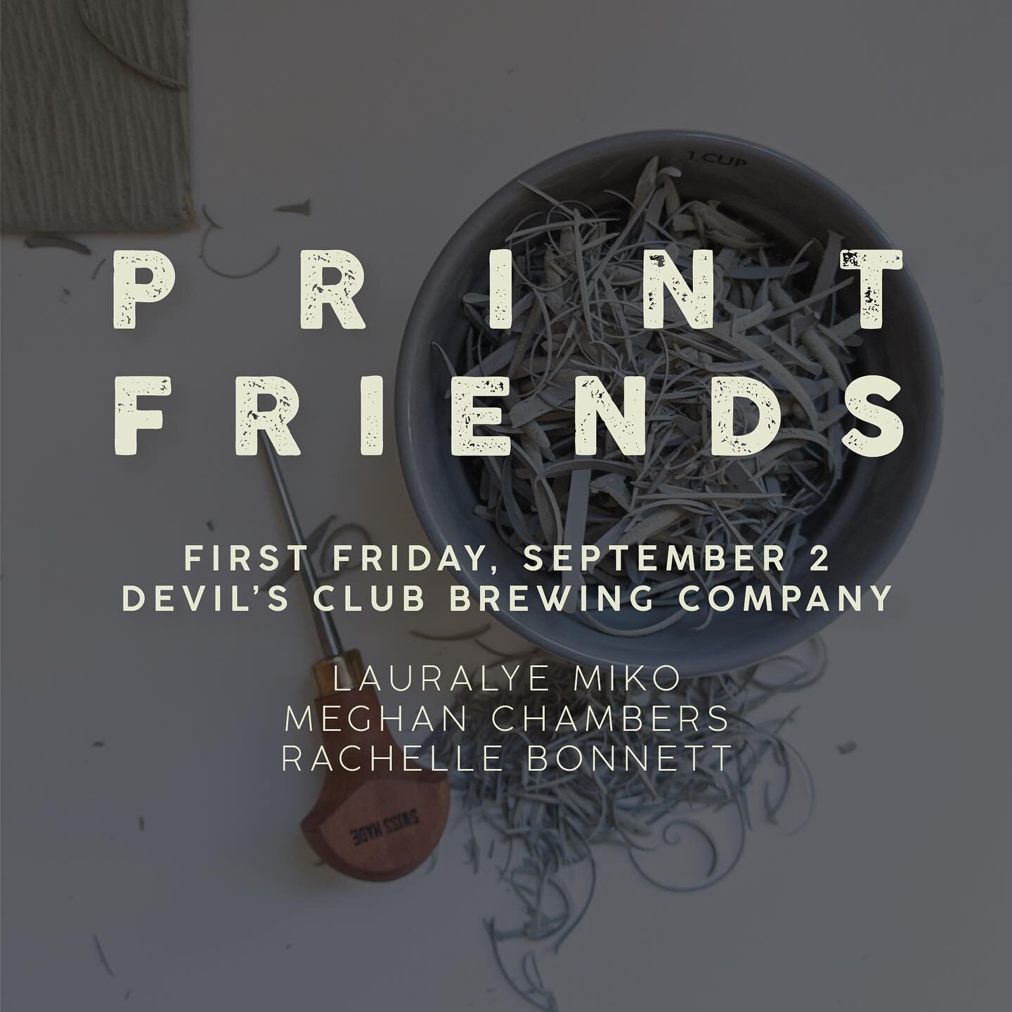 Coming soon in Juneau: Meghan &amp; friends have been carving away! 

Save the date for September First Friday at @devilsclubbeer !