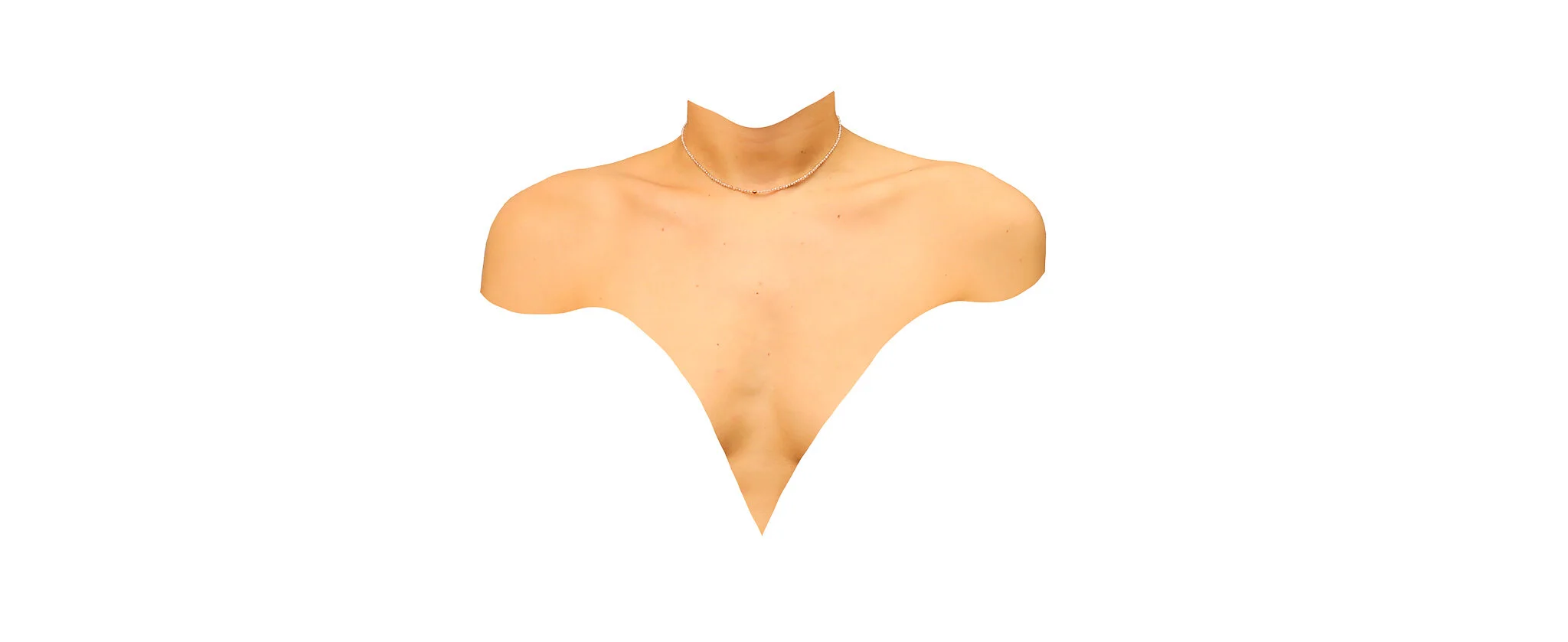 Beige Centered Choker