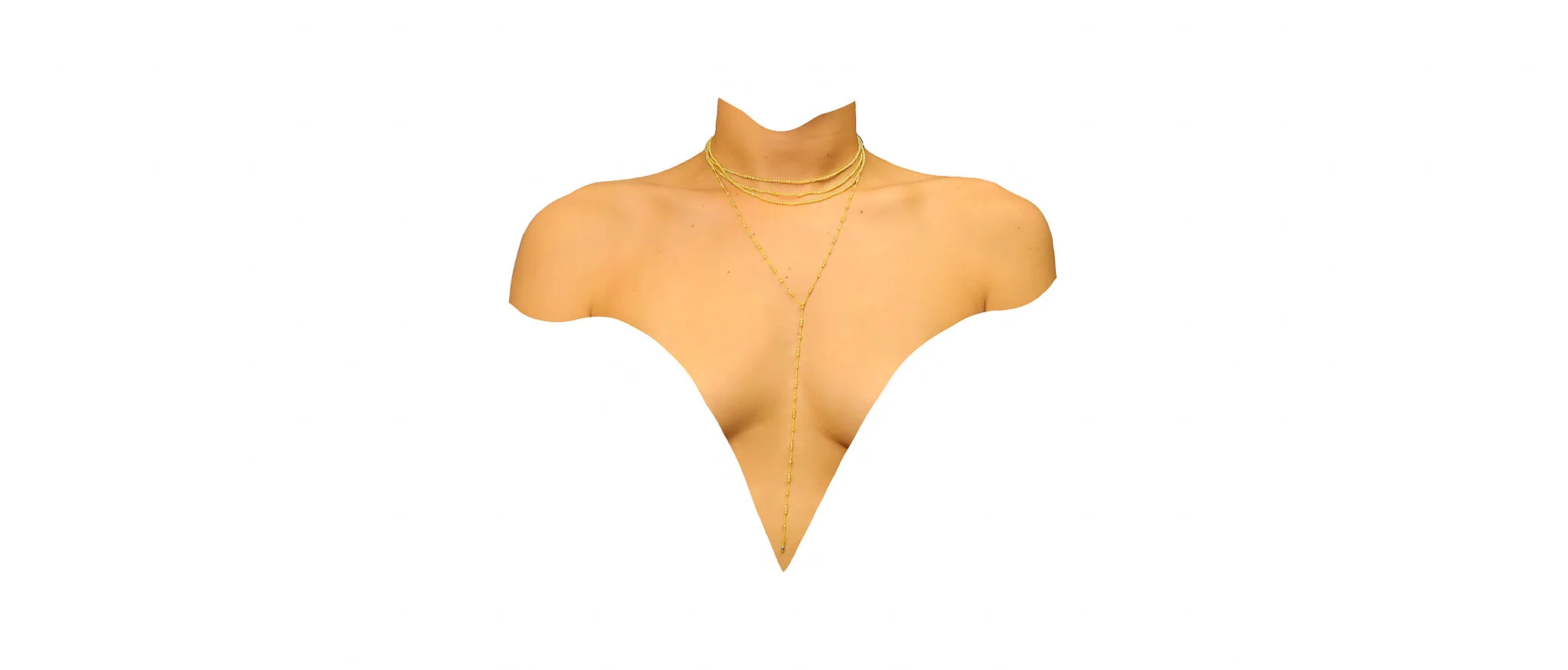 Yellow Layered Choker