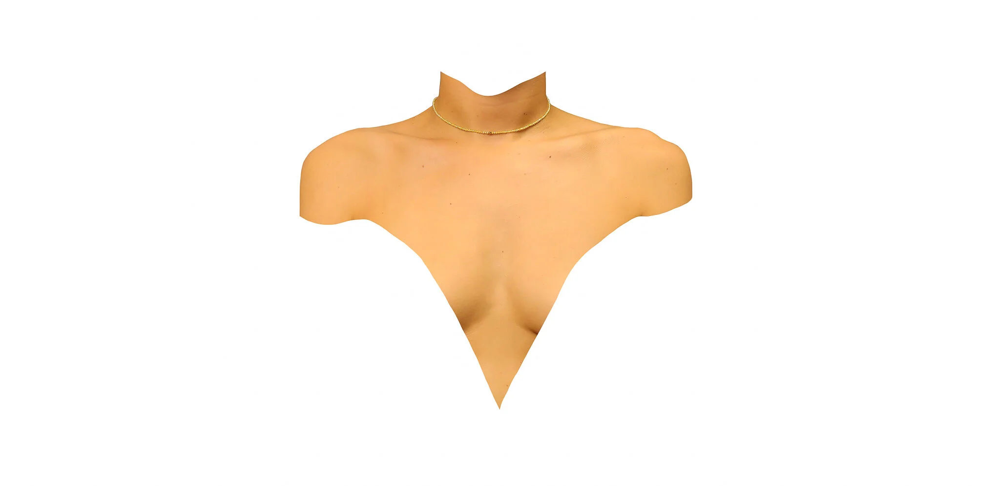 Yellow Centered Choker