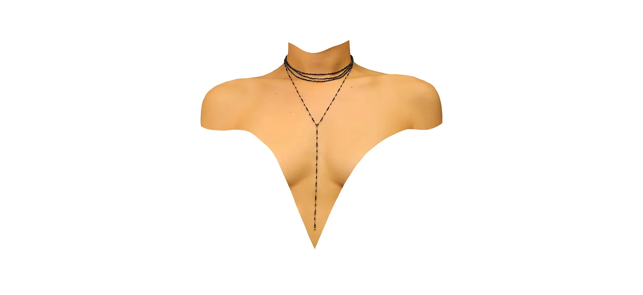 Black Layered Choker