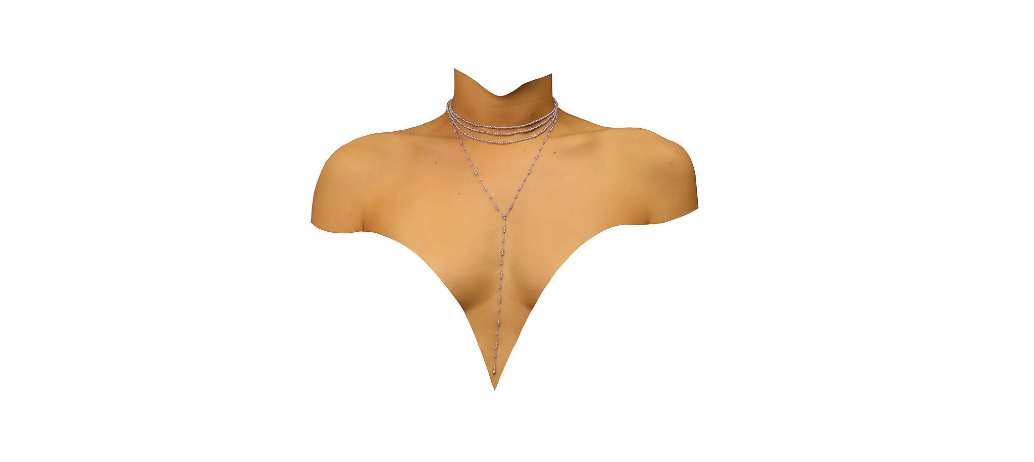 Purple Layered Choker