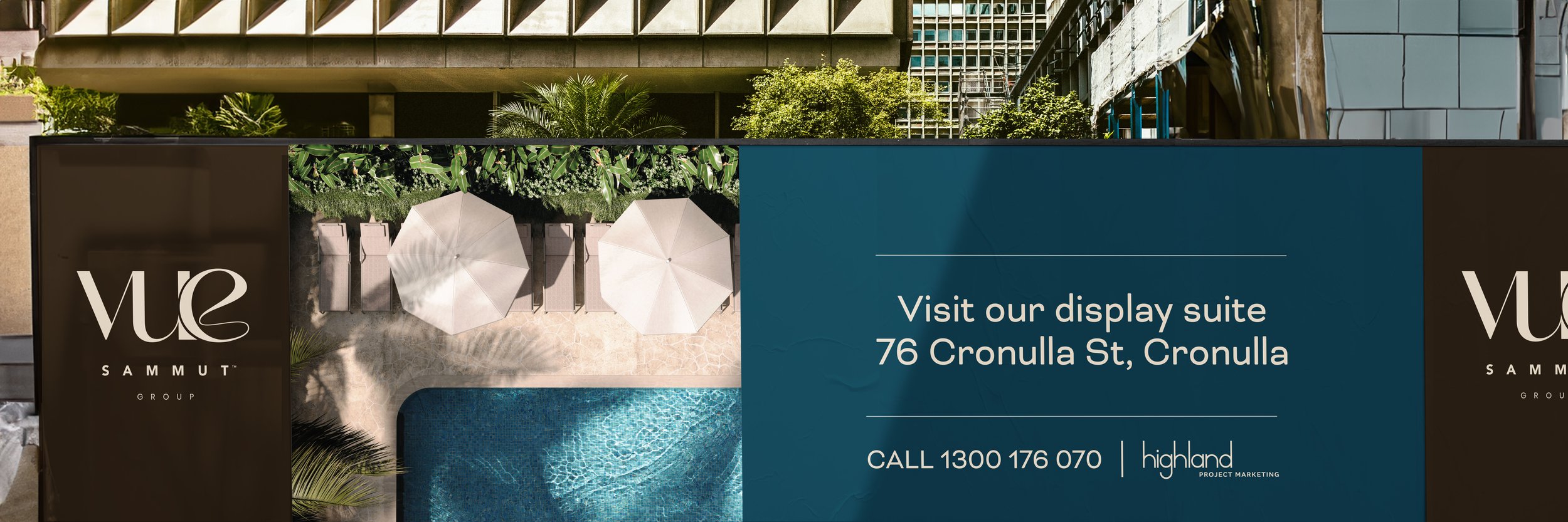 Construction: Hoarding Vue property development Summut Group