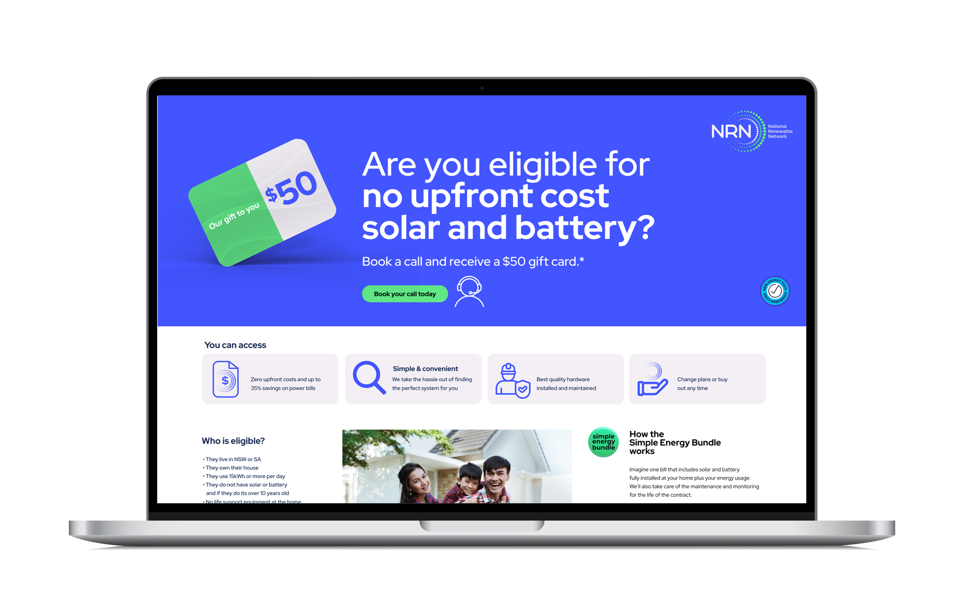 BTL bulk-mail drop campaign. Landing Page