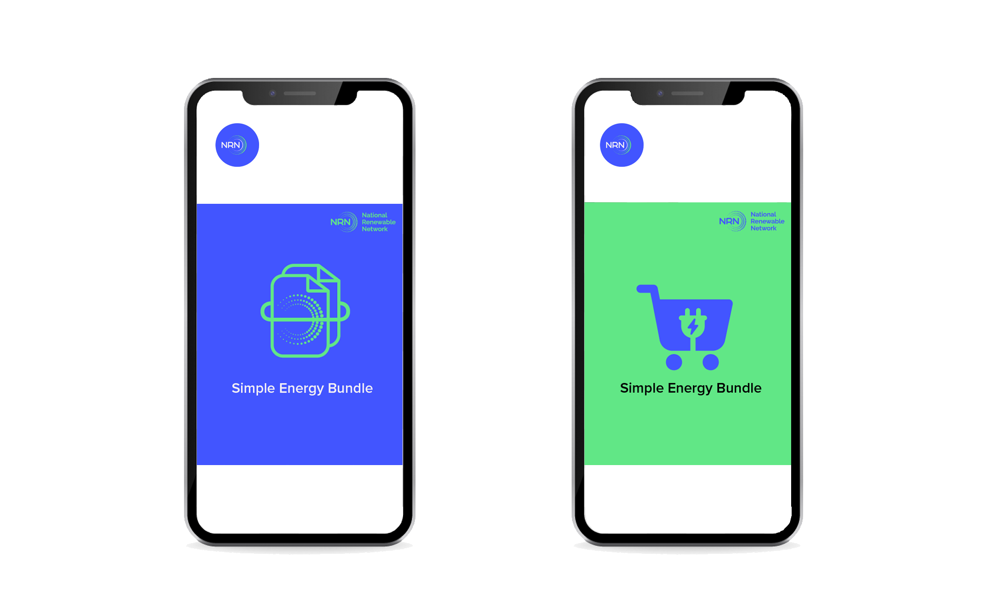Social templates: Iconography driven posts, simple messaging and two colour palette