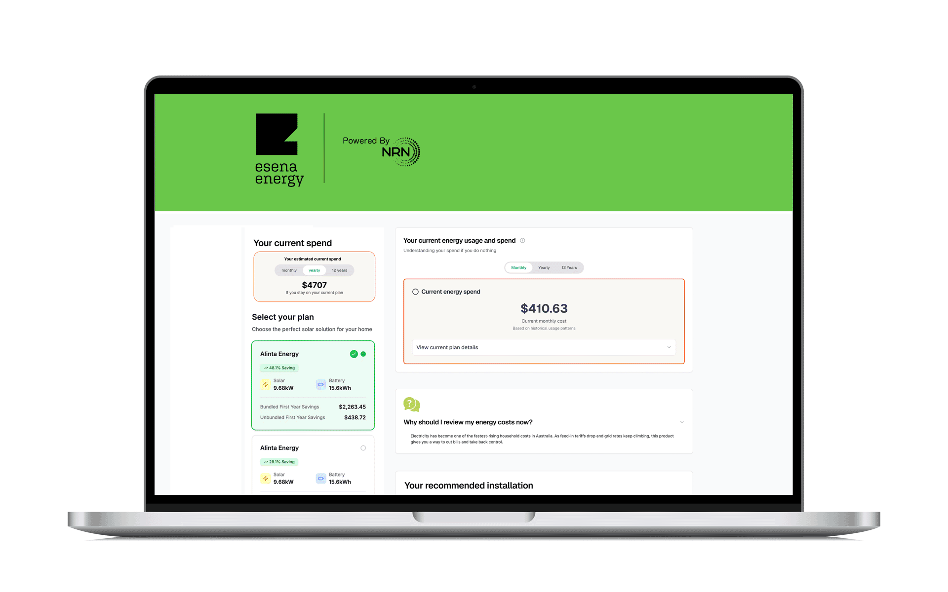 SRP Proposal Tool UX