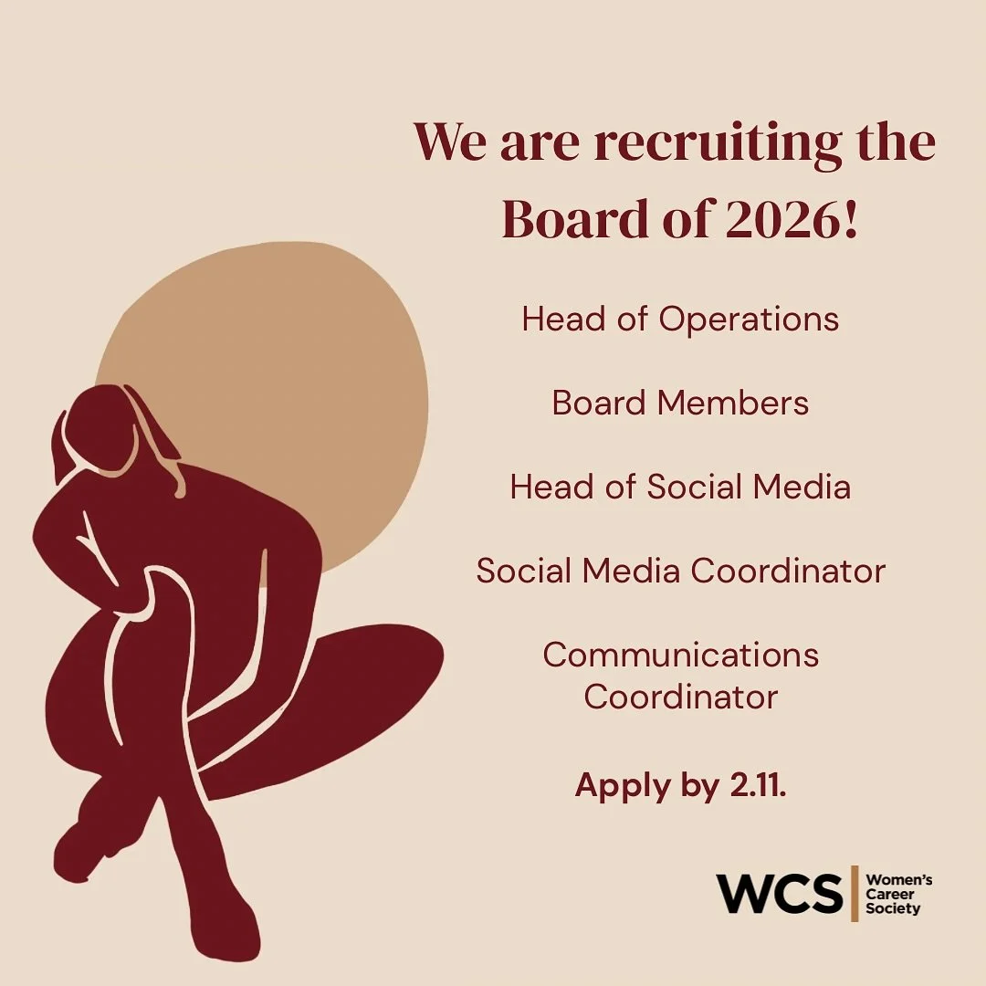 The recruitment of the WCS Board of 2026 continues! ⭐️

During the second and last round we are recruiting for:

&bull; Head of Operations
&bull; Board Members
&bull; Head of Social Media
&bull; Social Media Coordinator
&bull; Communications Coordina