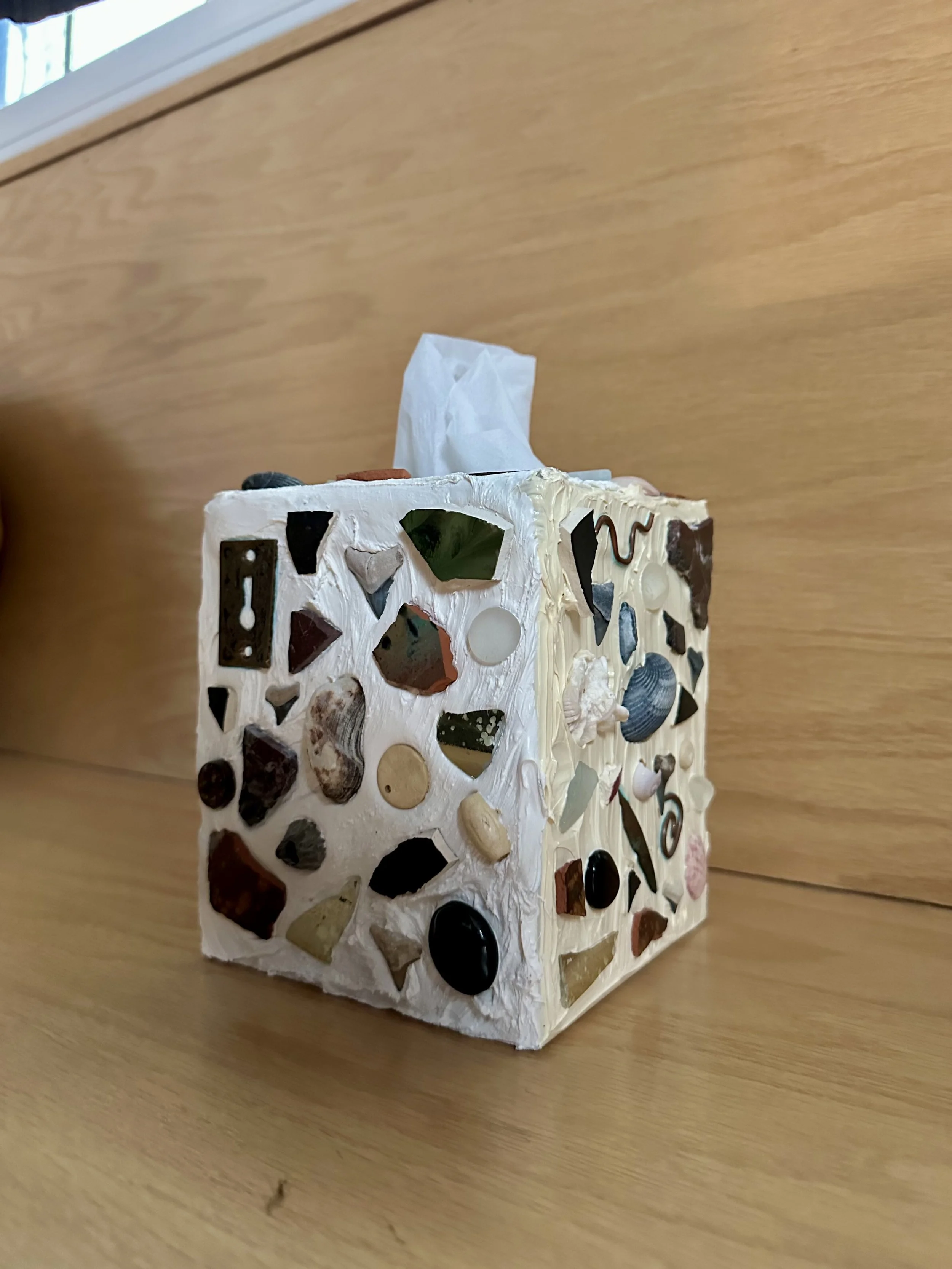 Found Treasure Tissue Box Holder