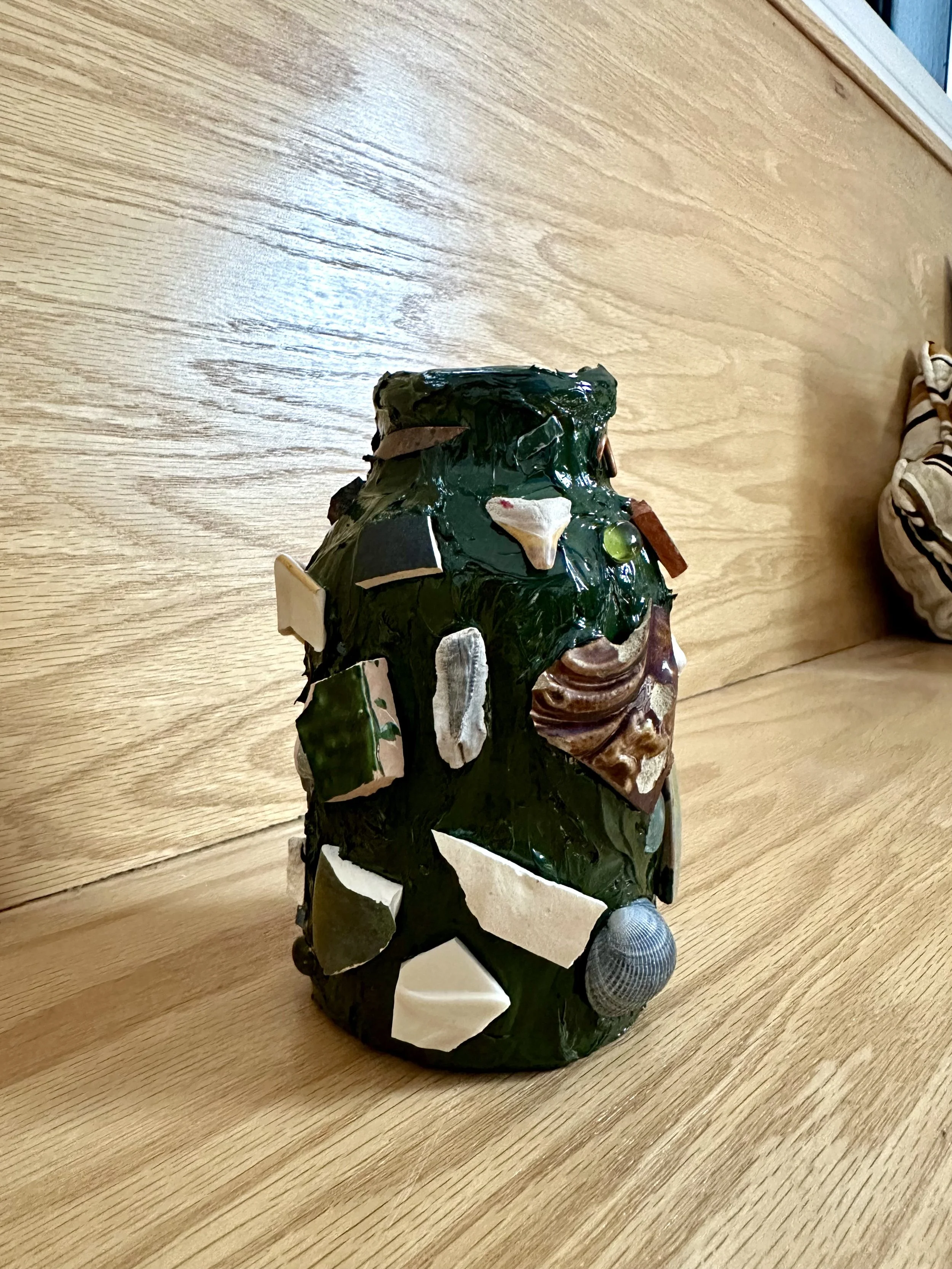 Found Treasure Vessel: Emerald Necklace