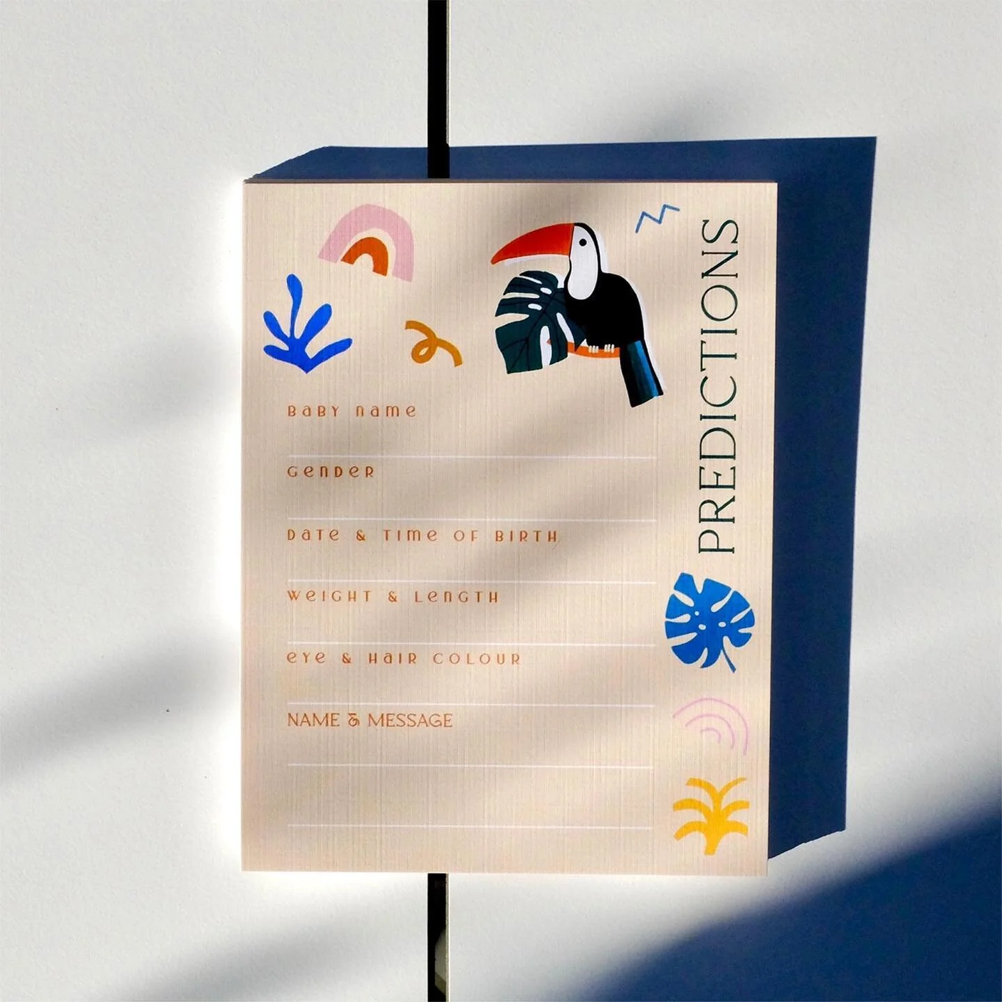 Our #babyshower prediction cards will be available for sale on our website soon. Stay tuned! 

Photography by @koti.kollektive