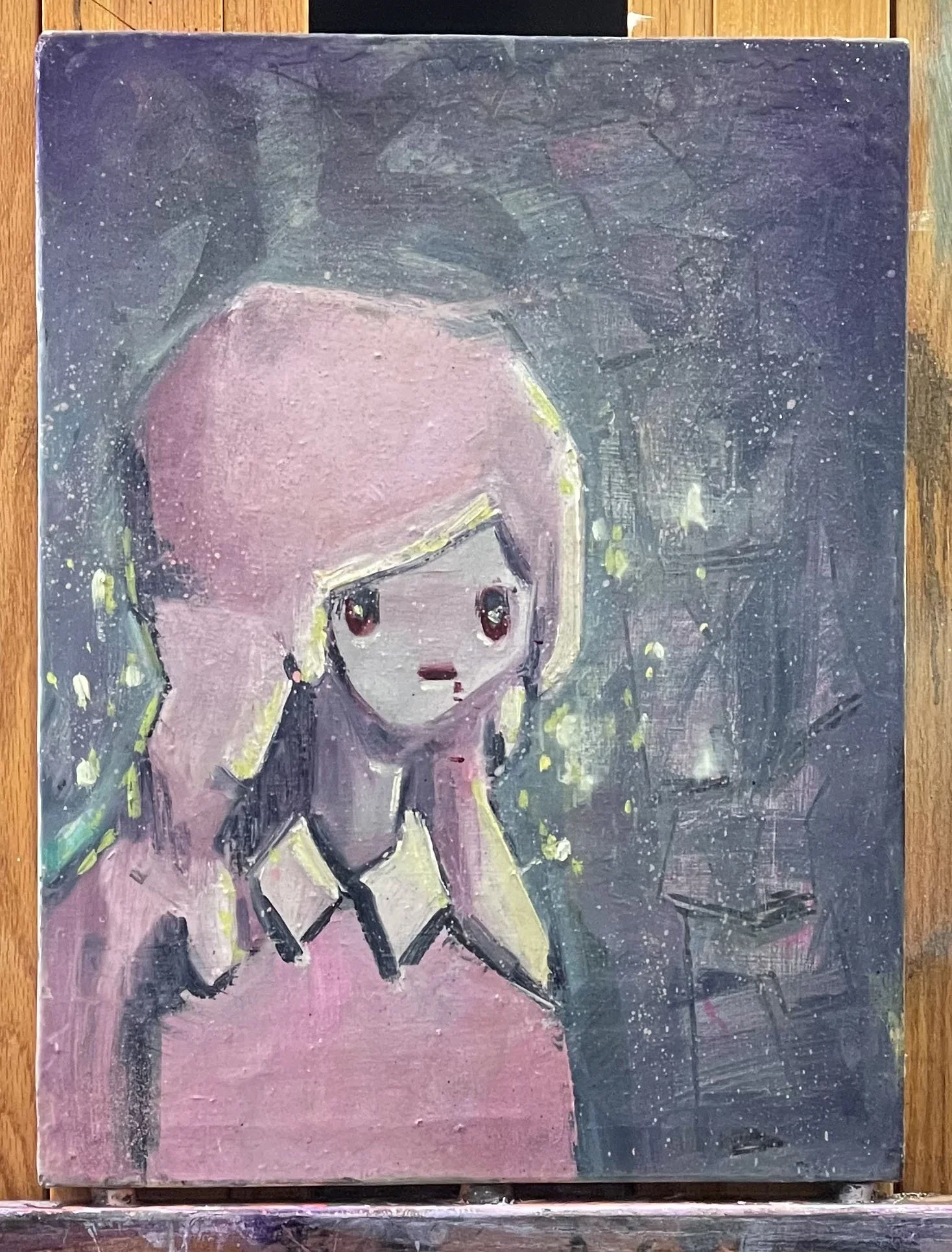 Princess Bubblegum Oil on Canvas 12 x 16 '21