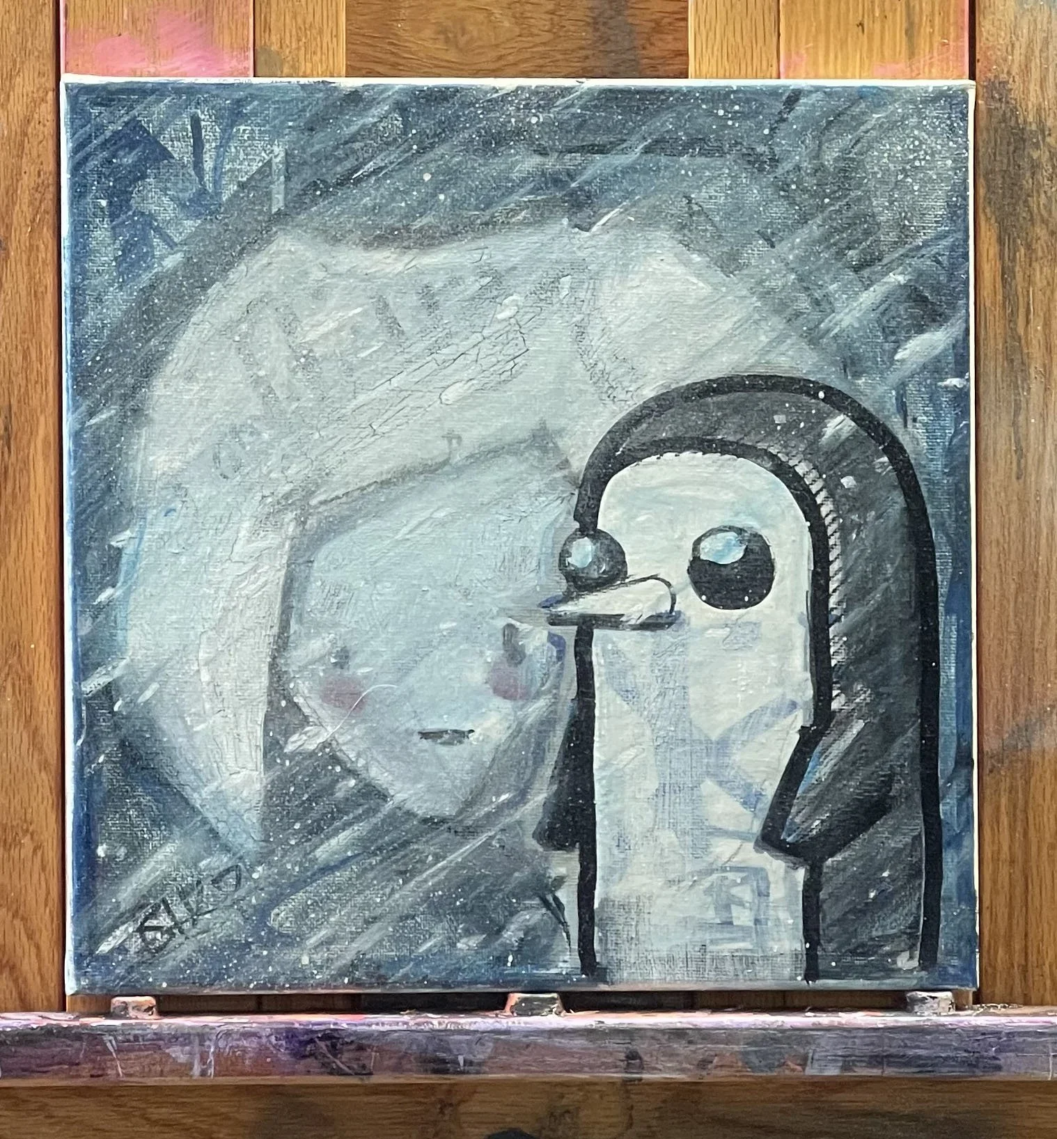 Gunter! Oil on Canvas 12 x 12 '21