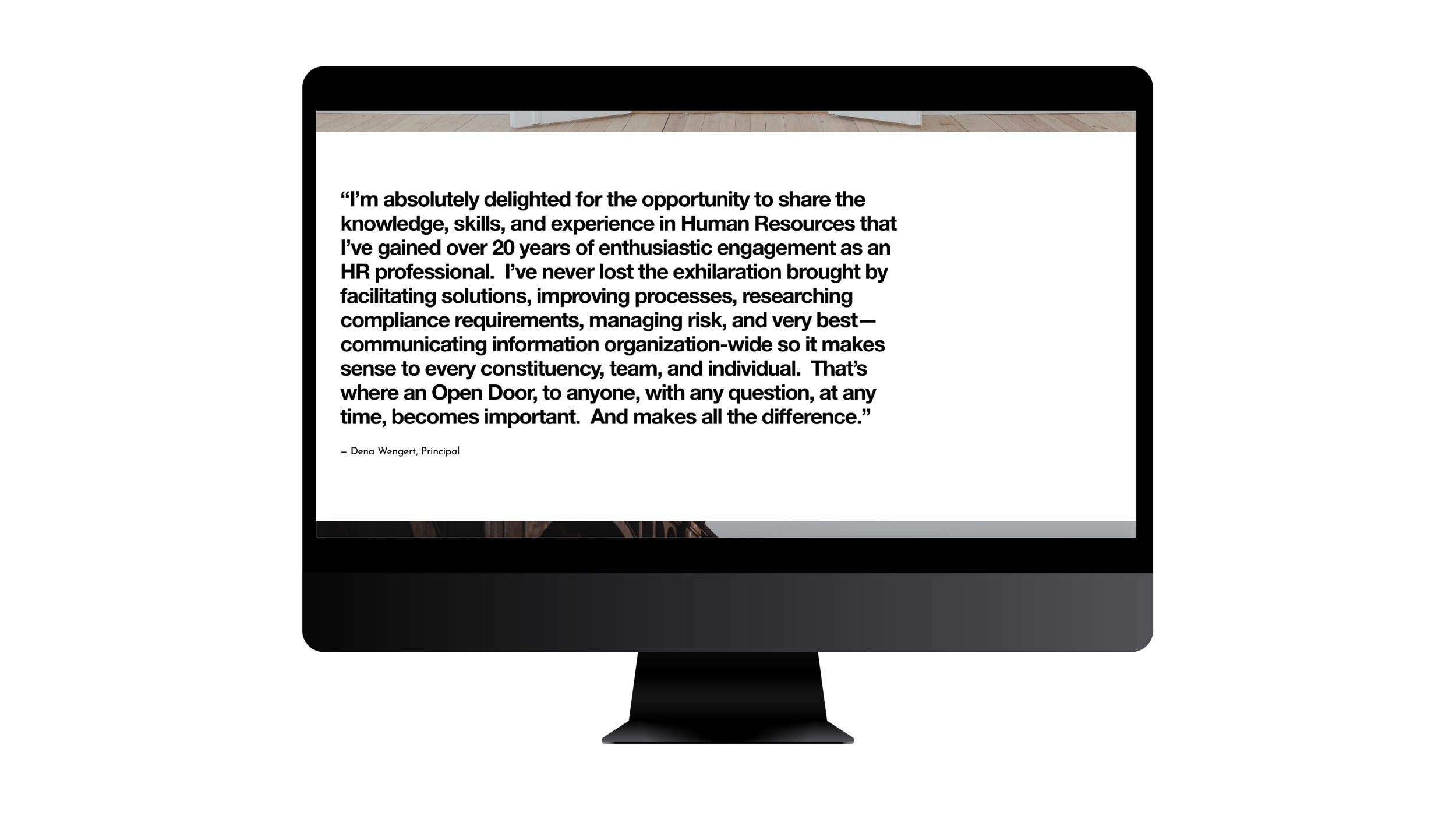 Open Door HR Consulting - Homepage 2