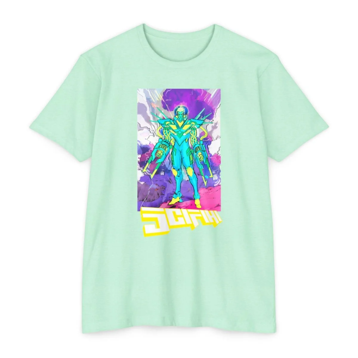 ★ILLIGO★ Kuma Hotfix Fitted T-Shirt 3color Unisex CVC Jersey T-shirt — SciFiHi