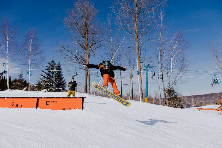 Ski & Snowboard Terrain Park at Christie Mountain Winter Fun