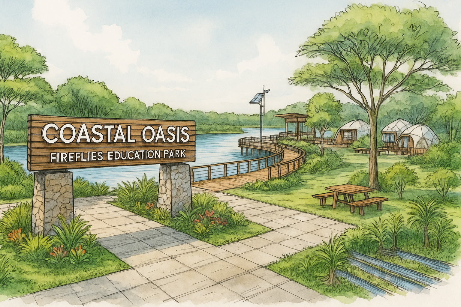 Coastal Oasis FireFlies Education Park Entrance.png