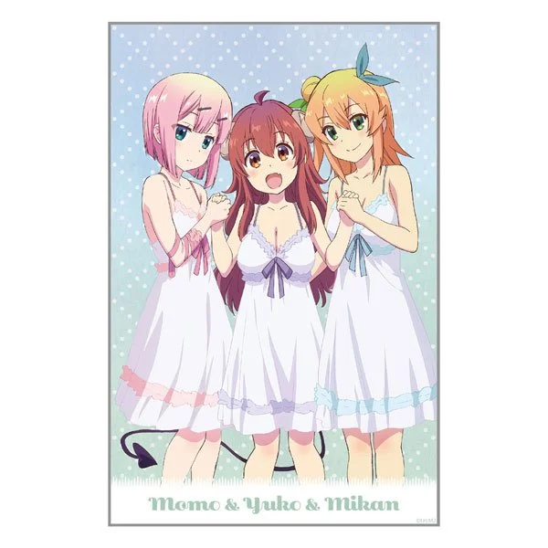 "The Demon Girl Next Door" 2nd Season Yuuko & Momo & Mikan Acrylic Art Stand