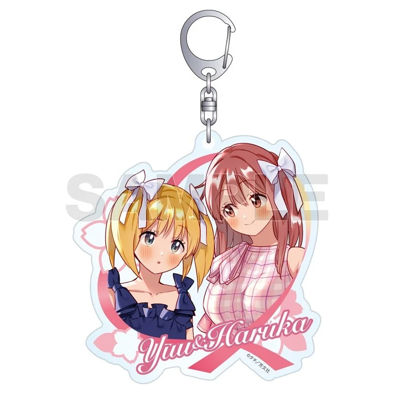 "Sakura Trick” Acrylic Keychain Yu & Haruka