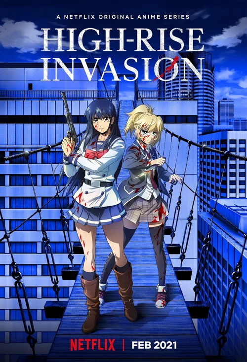 “High-Rise Invasion” Anime Premiere’s on Netflix — Yuri Anime News 百合