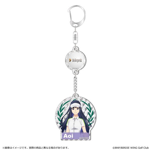 “Birdie Wing: Golf Girls' Story” 2-part Acrylic Keychain Aoi
