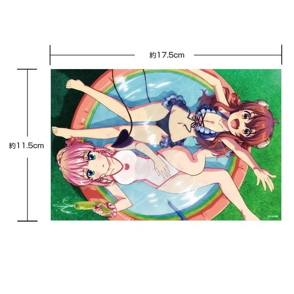 "The Demon Girl Next Door" 2nd Season Yuuko & Momo Swimsuit Acrylic Art Stand
