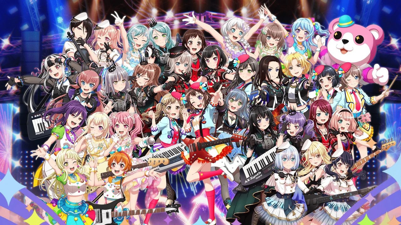 BanG Dream! Girls Band Party! All-female band Roselia Anime, Roselia,  fictional Character, chara, figurine png