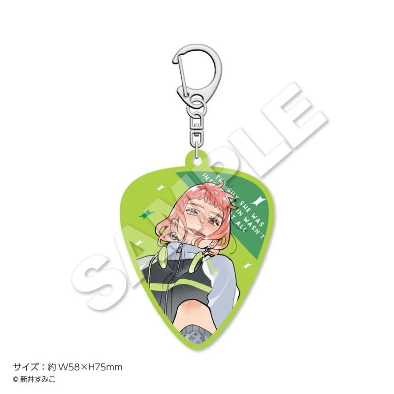 “The Guy She Was Interested in Wasn't a Guy at All” Acrylic Keychain Version 1