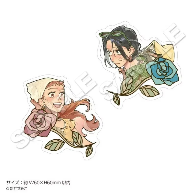 “The Guy She Was Interested in Wasn't a Guy at All” Acrylic Clip Badge Set 2 Pack